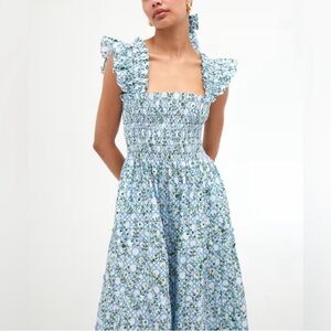 NWOT Hill House nap dress Blue Floral